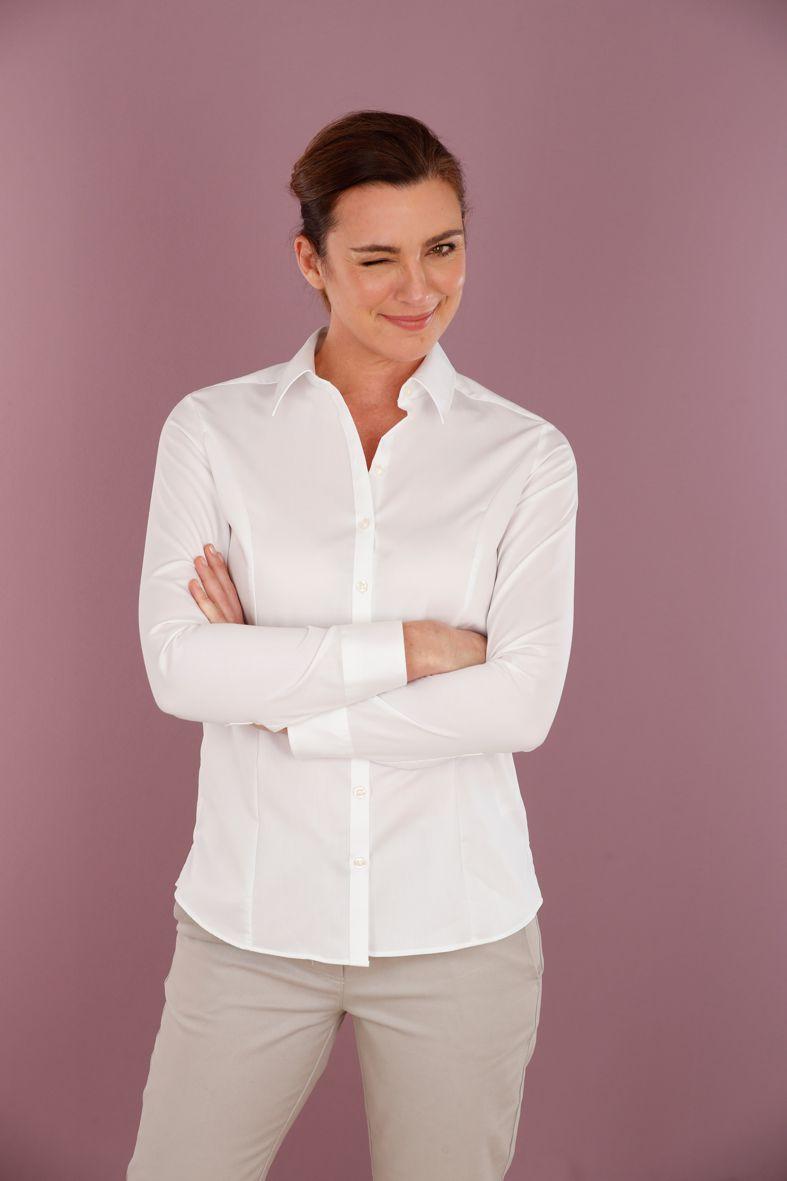 Diana - Weiss - Bluse