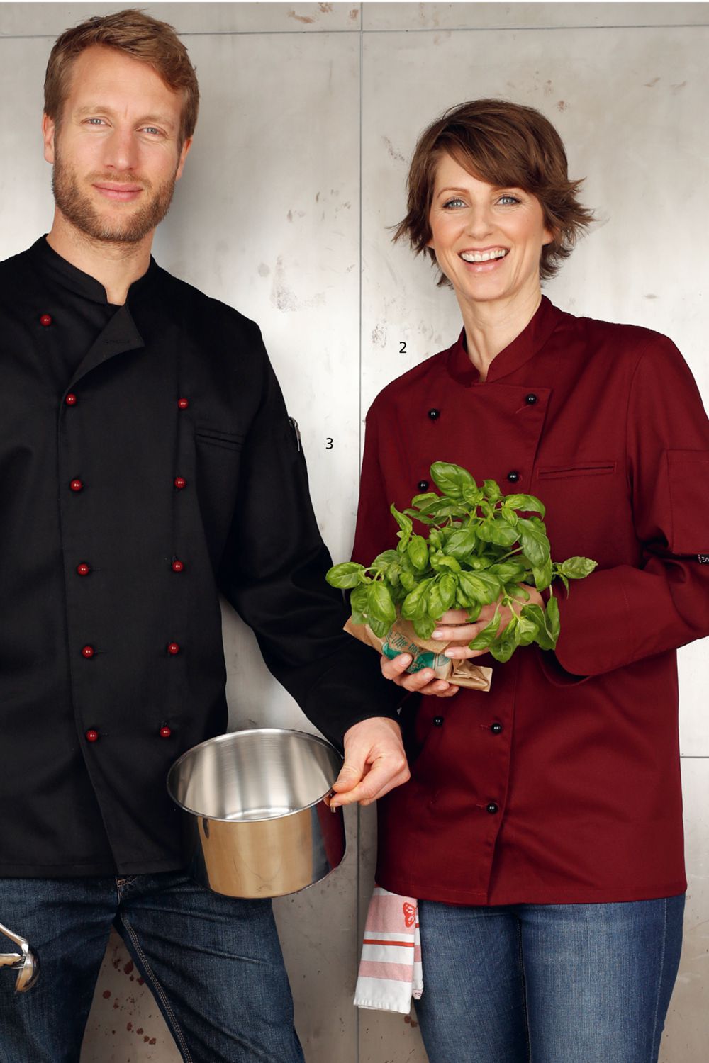 Kochjacke - Schwarz - Jacke